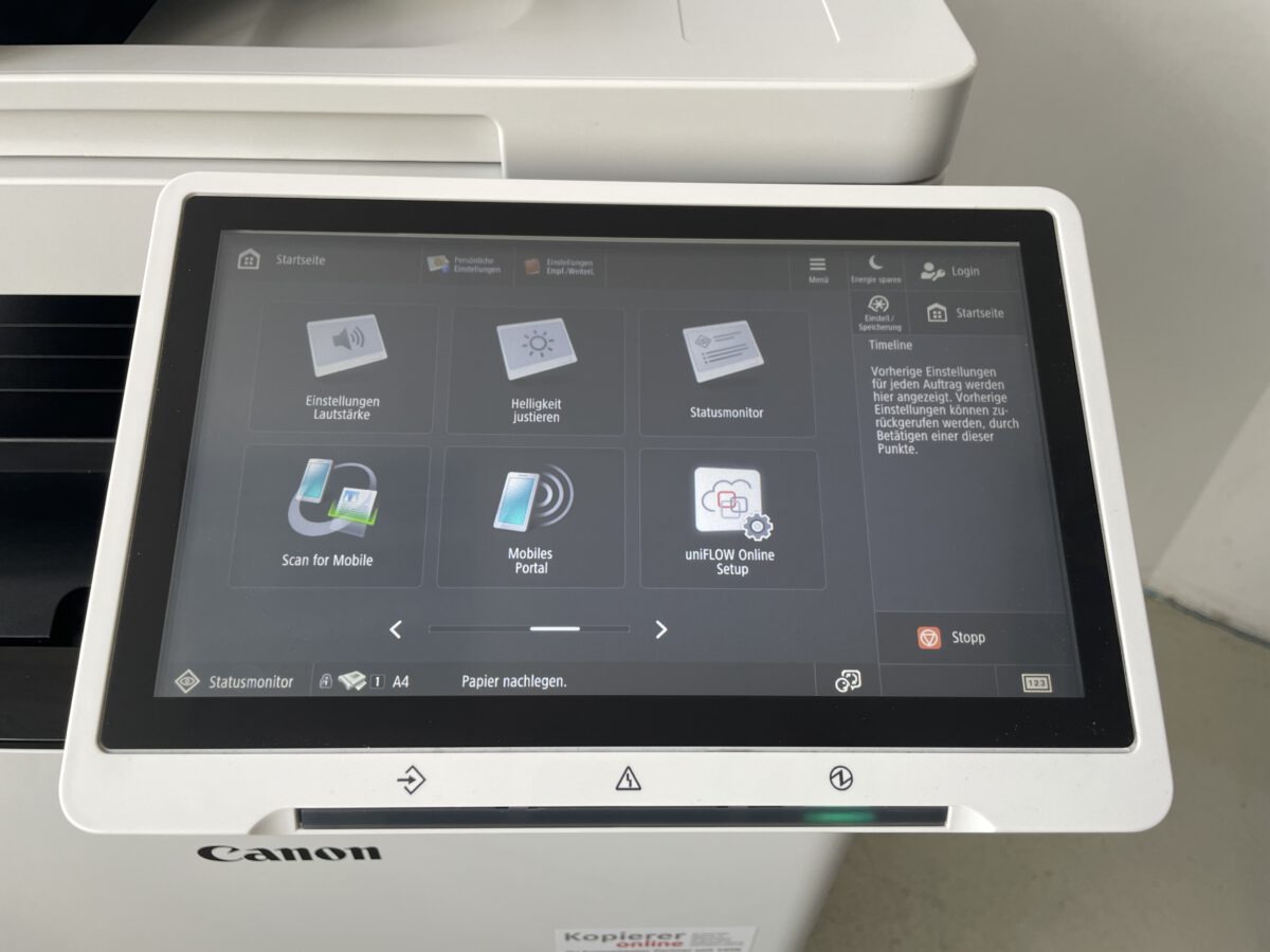 Farbdrucker Canon IR DX C357i DUAL-Scanner, OCR, WLAN, UT – Bild 6