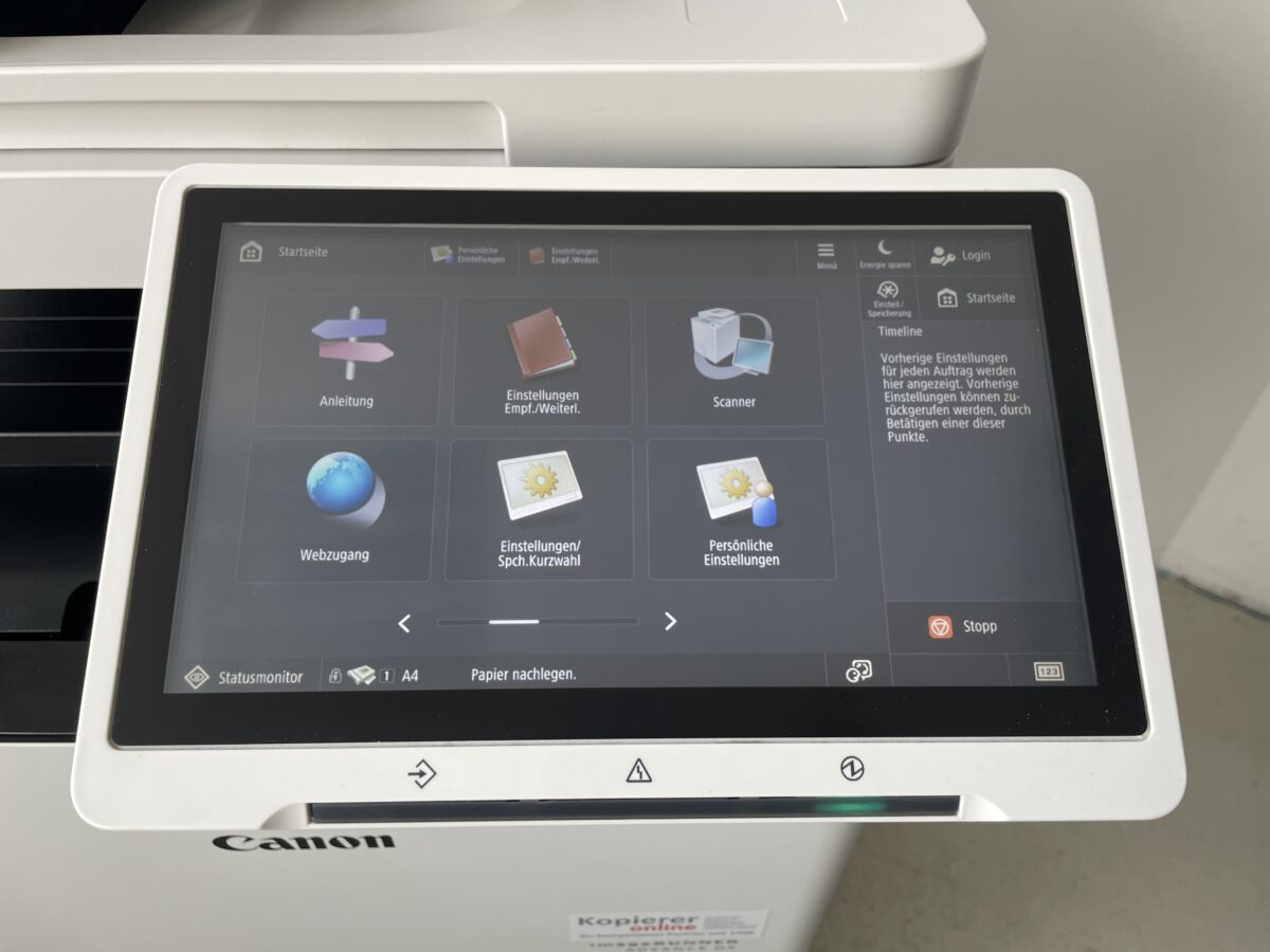 Farbdrucker Canon IR DX C357i DUAL-Scanner, OCR, WLAN, UT – Bild 5