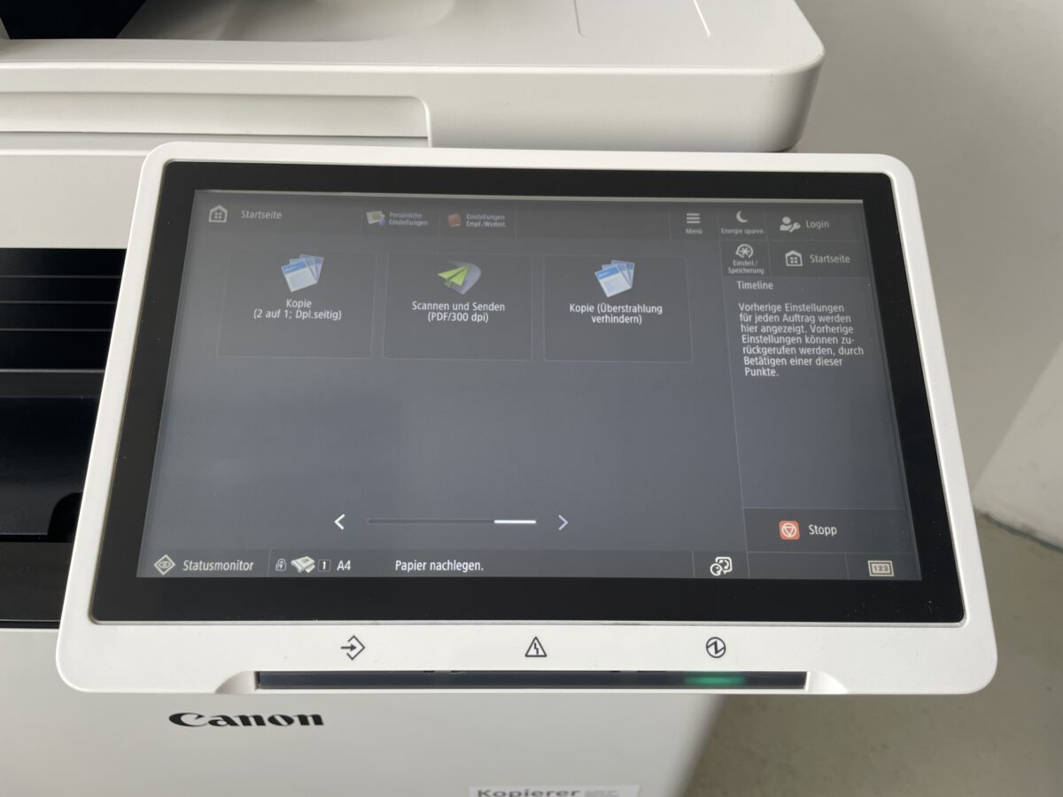 Farbdrucker Canon IR DX C357i DUAL-Scanner, OCR, WLAN, UT – Bild 7