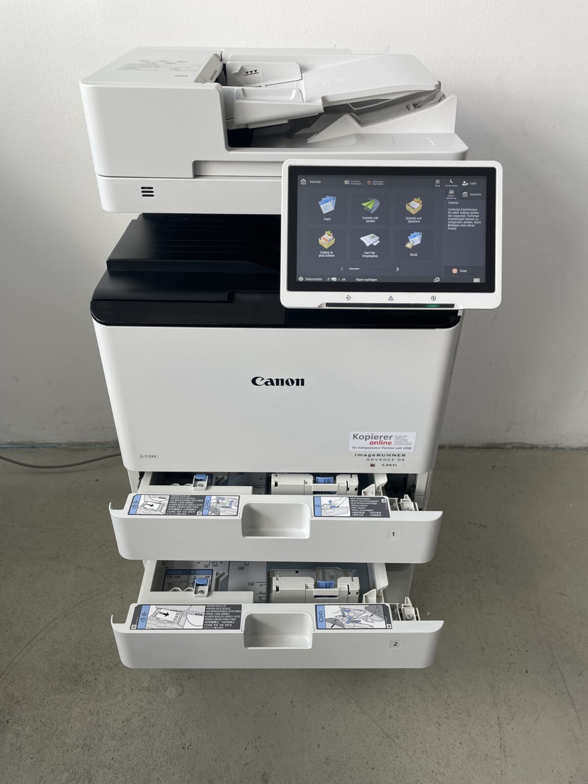 Farbdrucker Canon IR DX C357i DUAL-Scanner, OCR, WLAN, UT – Bild 2